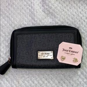 Vintage Guess clutch & Juicy Couture earrings.